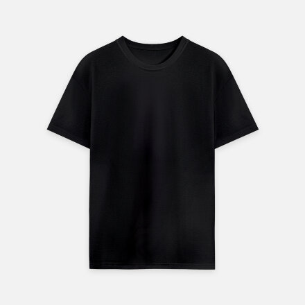 Футболка унисекс премиум AURA, 100% хлопок 200гр. черный, размер 3XL/4XL