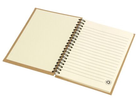 Блокнот Mendel А6+, натуральный Блокнот Mendel А6+, натуральный