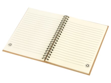 Блокнот Mendel А6+, натуральный Блокнот Mendel А6+, натуральный