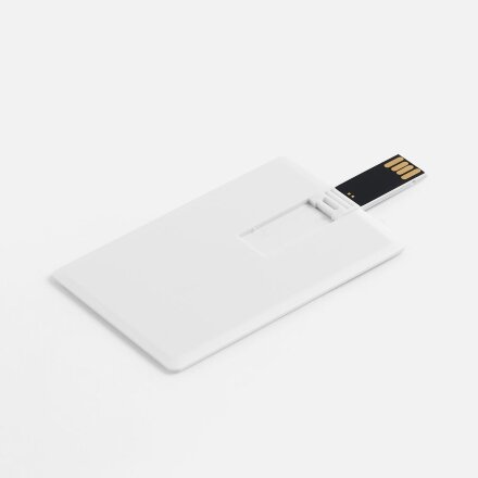 Флешка Card, 16 Гб, белая Флешка Card, 16 Гб, белая