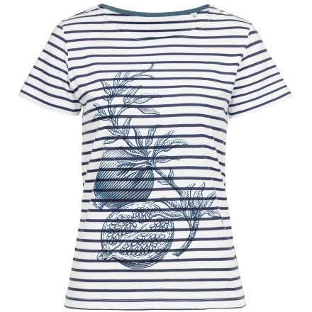 Футболка женская Grand Granat New, белая с синим Футболка женская Grand Granat New, белая с синим