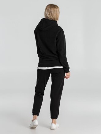 Толстовка с капюшоном унисекс Hoodie, черная Толстовка с капюшоном унисекс Hoodie, черная