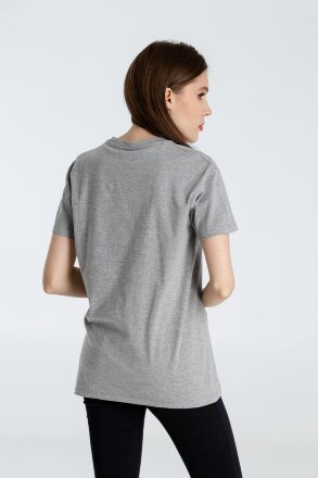 Футболка Hello! I Love You!, серый меланж Футболка Hello! I Love You!, серый меланж