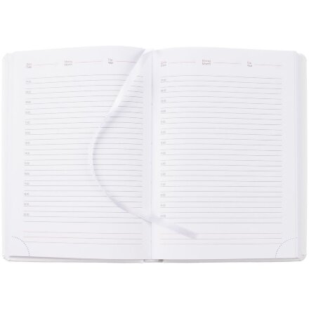 Ежедневник Prizma, недатированный, белый Ежедневник Prizma, недатированный, белый