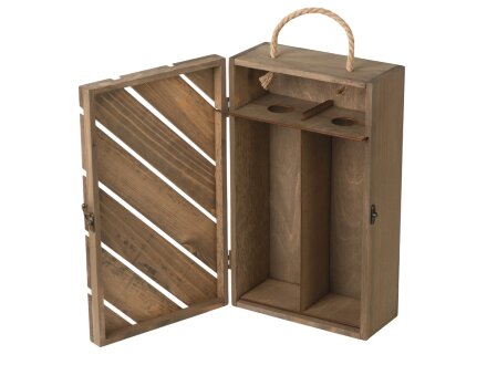 Коробка подарочная из массива дерева для 2х бутылок Коробка подарочная из массива дерева для 2х бутылок