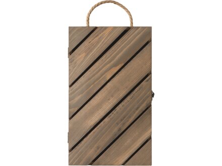 Коробка подарочная из массива дерева для 2х бутылок Коробка подарочная из массива дерева для 2х бутылок