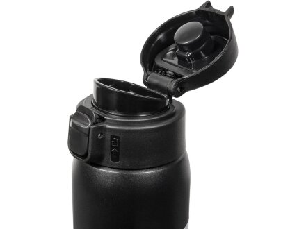 Термокружка Relaxika 701 (0,48 литра), черная (без лого)