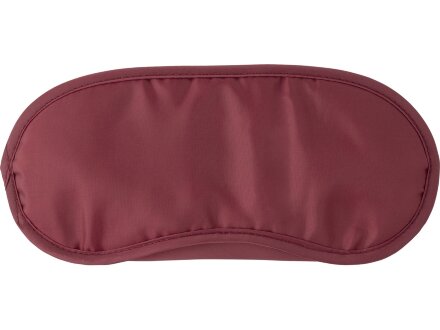 Маска для глаз Travel из нейлона (190T) с двойными резинками, бордовый Маска для глаз Travel из нейлона (190T) с двойными резинками, бордовый