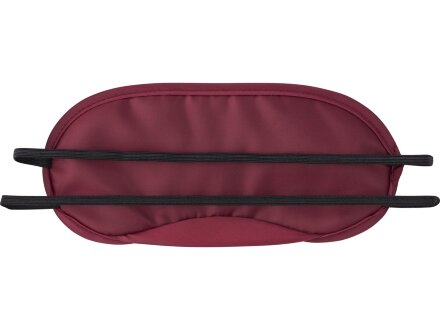 Маска для глаз Travel из нейлона (190T) с двойными резинками, бордовый Маска для глаз Travel из нейлона (190T) с двойными резинками, бордовый