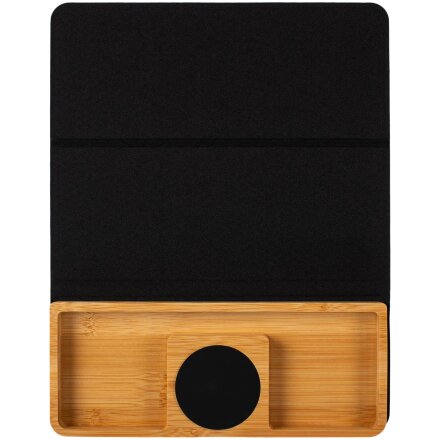 Настольный органайзер Midstream с зарядкой и ковриком для мыши Настольный органайзер Midstream с зарядкой и ковриком для мыши