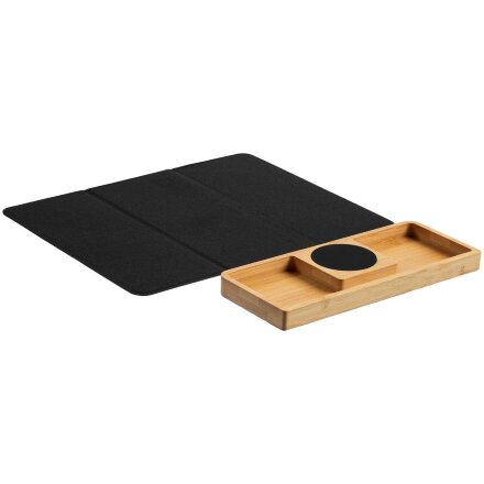 Настольный органайзер Midstream с зарядкой и ковриком для мыши Настольный органайзер Midstream с зарядкой и ковриком для мыши