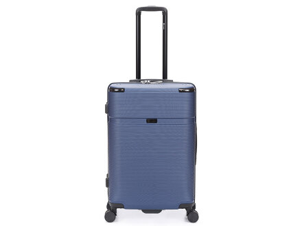 Чемодан TORBER Onego, синий, ABS-пластик, 69,5 х 46 х 26 см, 69 л