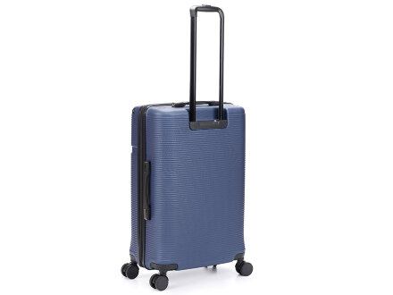 Чемодан TORBER Onego, синий, ABS-пластик, 69,5 х 46 х 26 см, 69 л