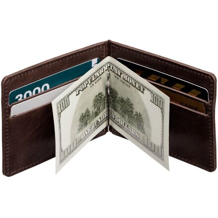 Зажим для купюр Apache, темно-коричневый Зажим для купюр Apache, темно-коричневый