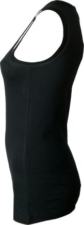 Майка женская Jane 150, черная Майка женская Jane 150, черная