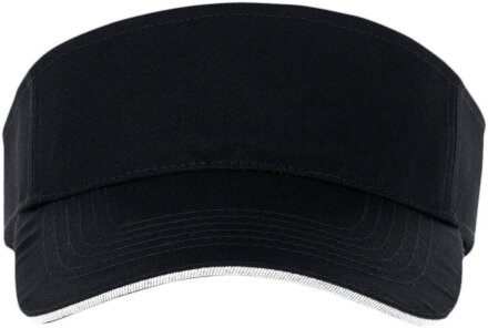 Козырек Ace, черный с белым Козырек Ace, черный с белым