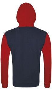 Толстовка на молнии Silver 280 темно-синяя с красным Толстовка на молнии Silver 280 темно-синяя с красным