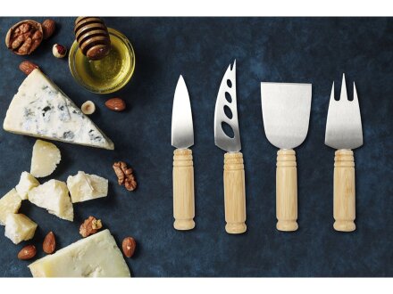 Cheds Набор для сыра из бамбука (4 предмета), natural Cheds Набор для сыра из бамбука (4 предмета), natural