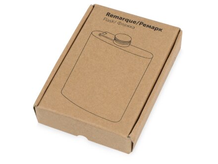 Фляжка 240 мл Remarque soft touch, 201 сталь, синий Фляжка 240 мл Remarque soft touch, 201 сталь, синий