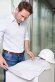 Ручка шариковая Construction, мультиинструмент, красная с нанесением логотипа