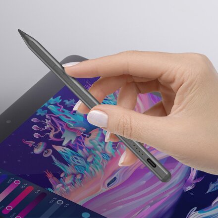 Стилус активный Magic Pencil Pro для iPad, графит, Deppa