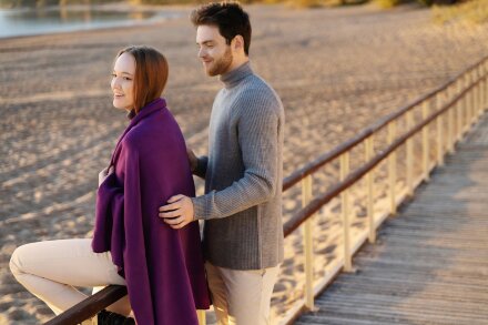 Флисовый плед Warm&Peace, красный Флисовый плед Warm&Peace, красный