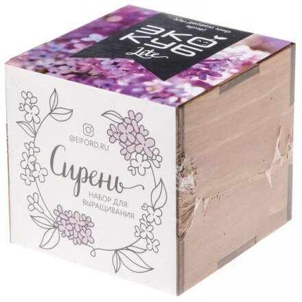 Набор для выращивания «Экокуб Lite», сирень Набор для выращивания «Экокуб Lite», сирень