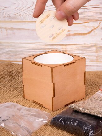 Набор для выращивания «Экокуб Lite», сирень Набор для выращивания «Экокуб Lite», сирень