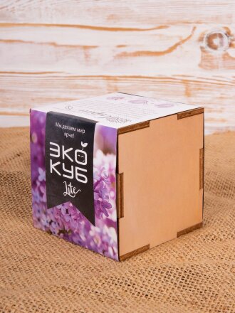 Набор для выращивания «Экокуб Lite», сирень Набор для выращивания «Экокуб Lite», сирень