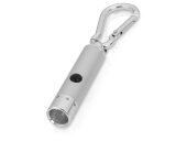 Брелок-фонарик Карабин, серебристый (Р) Брелок-фонарик Карабин, серебристый (Р)