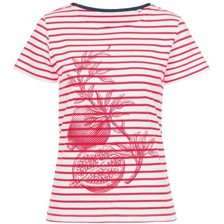 Футболка женская Grand Granat New, белая с красным Футболка женская Grand Granat New, белая с красным