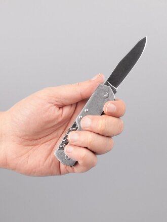 Туристический нож Liten Halp, серебристый Туристический нож Liten Halp, серебристый