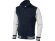 Толстовка Varsity, темно-синий/натуральный белый