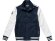 Толстовка Varsity, темно-синий/натуральный белый