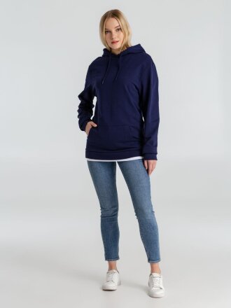 Толстовка с капюшоном унисекс Hoodie, темно-синяя Толстовка с капюшоном унисекс Hoodie, темно-синяя