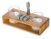 Набор для виски и коктейлей на подставке из дуба Whiskey Party Набор для виски и коктейлей на подставке из дуба Whiskey Party