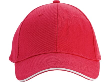 Бейсболка Cancun, красный/белый