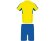 Спортивный костюм Boca, желтый/королевский синий