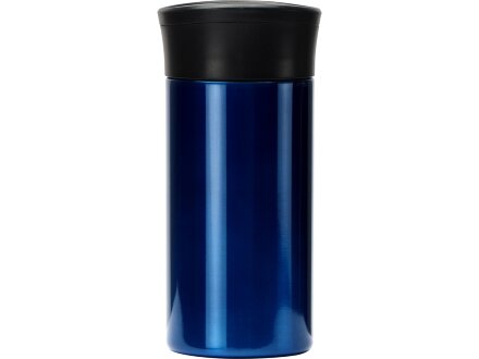 Вакуумная термокружка с кнопкой Upgrade, Waterline, тубус, темно-синий Вакуумная термокружка с кнопкой Upgrade, Waterline, тубус, темно-синий