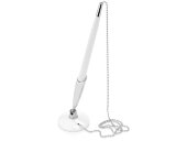 Ручка шариковая на подставке Холд, белый Ручка шариковая на подставке Холд, белый