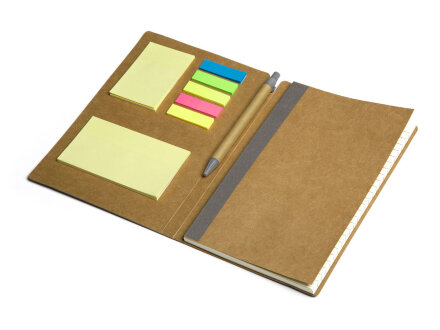 Блокнот с ручкой и набором стикеров А5 Write and stick, серый Блокнот с ручкой и набором стикеров А5 Write and stick, серый