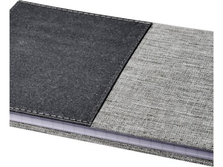 Блокнот Mera RPET размера A5 с передним карманом, серый Блокнот Mera RPET размера A5 с передним карманом, серый