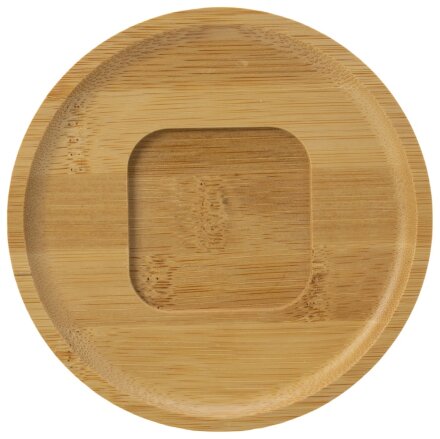 Кофейная пара с бамбуковым блюдцем Mandy, белый Кофейная пара с бамбуковым блюдцем Mandy, белый