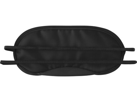 Маска для глаз Travel из нейлона (190T) с двойными резинками, черный Маска для глаз Travel из нейлона (190T) с двойными резинками, черный