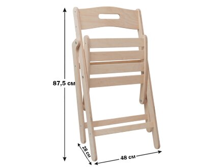 Деревянный складной стул Timberfold