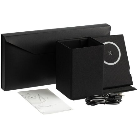 Настольный органайзер Midstream с зарядкой и стаканчиком для ручек Настольный органайзер Midstream с зарядкой и стаканчиком для ручек