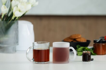 Кружка Clari для сублимационной печати, прозрачная Кружка Clari для сублимационной печати, прозрачная