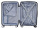 Чемодан TORBER Onego, синий, ABS-пластик, 59,5 х 39,5 х 24 см, 46 л