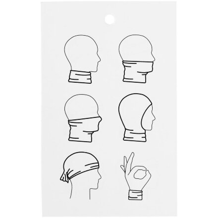 Многофункциональная бандана Dekko, серый меланж Многофункциональная бандана Dekko, серый меланж