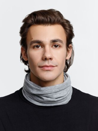 Многофункциональная бандана Dekko, серый меланж Многофункциональная бандана Dekko, серый меланж